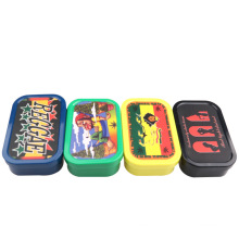 Cross-border plastic cigarette case ABS environmental cigarette case 14-piece tobacco box smoking set